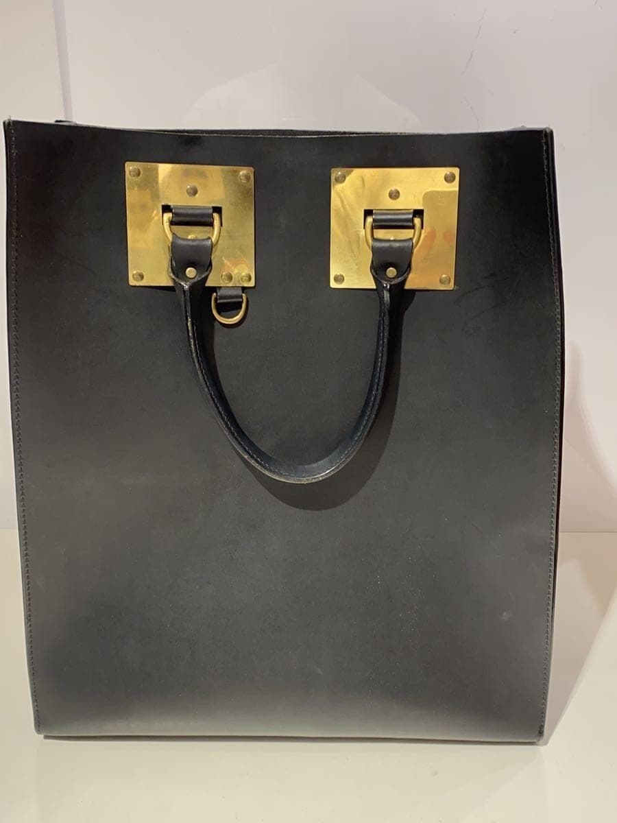 SOPHIE HULME 2way Shoulder Bag Tote Bag -- BLK 3