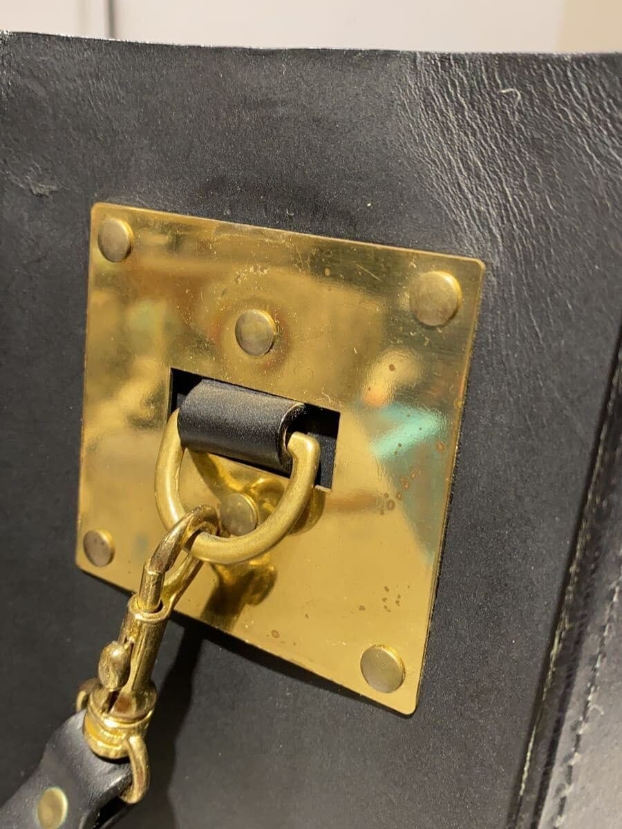 SOPHIE HULME 2way Shoulder Bag Tote Bag -- BLK 8