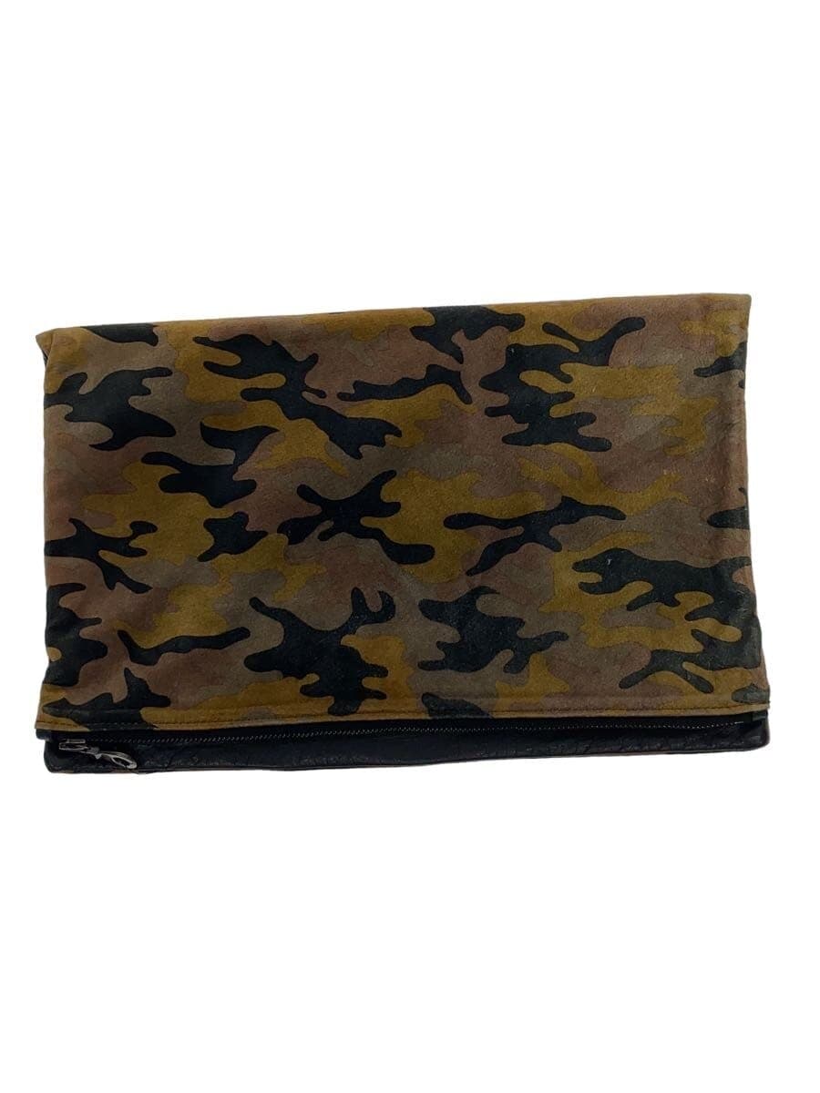 ISAMU KATAYAMA BACKLASH Clutch Bag Leather CML Camouflage