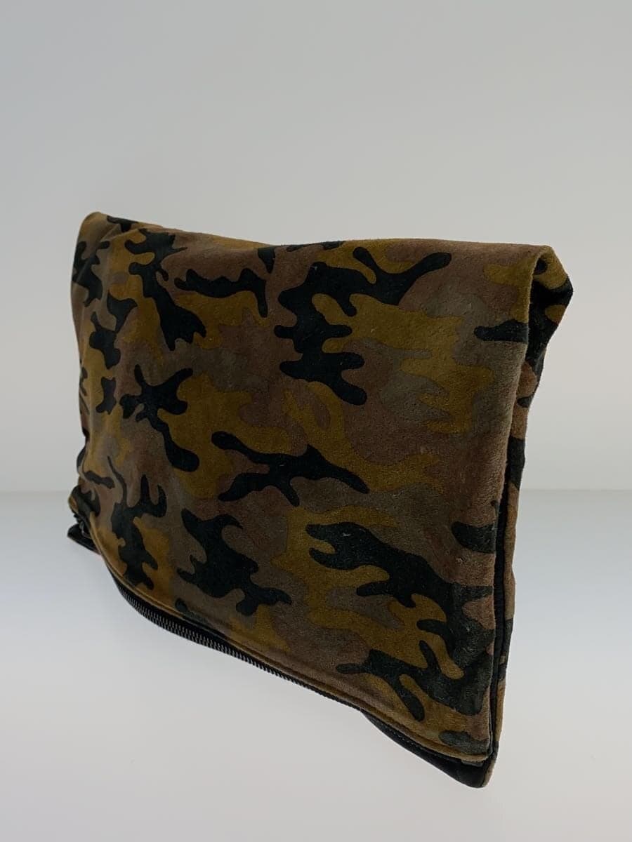 ISAMU KATAYAMA BACKLASH Clutch Bag Leather CML Camouflage 2