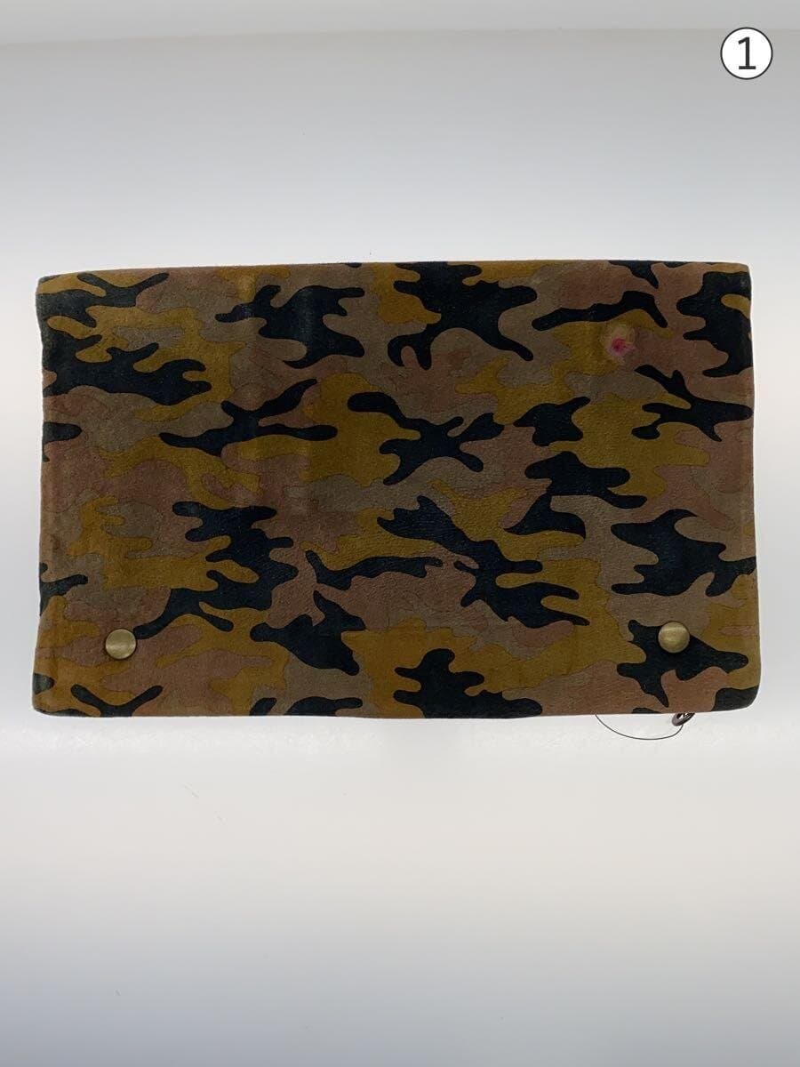 ISAMU KATAYAMA BACKLASH Clutch Bag Leather CML Camouflage 3