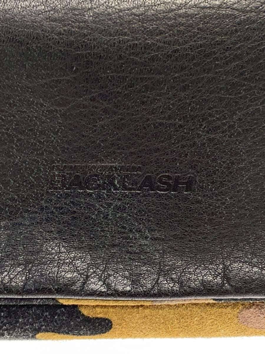 ISAMU KATAYAMA BACKLASH Clutch Bag Leather CML Camouflage 5