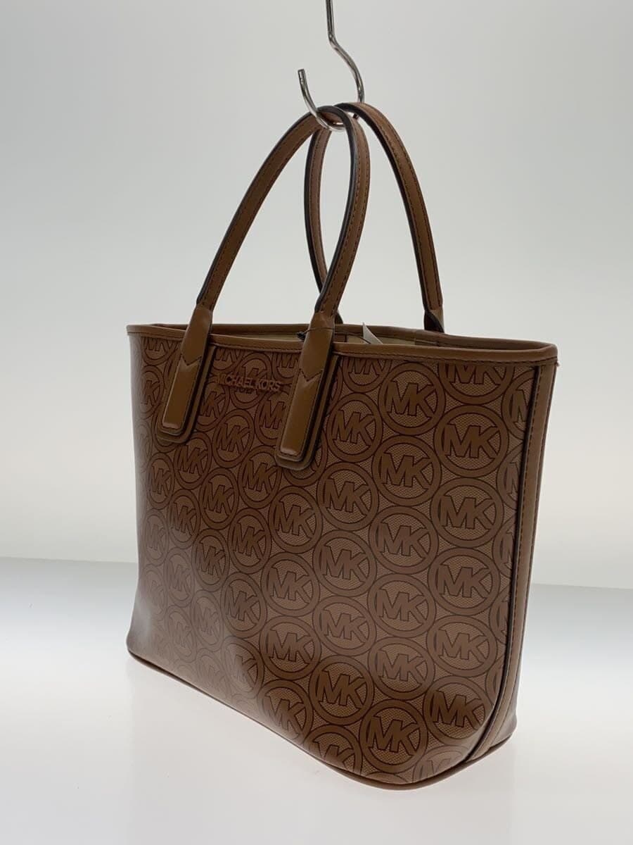 MICHAEL KORS Handbag PVC BRW All-over Print 35H1T2JT1C 2