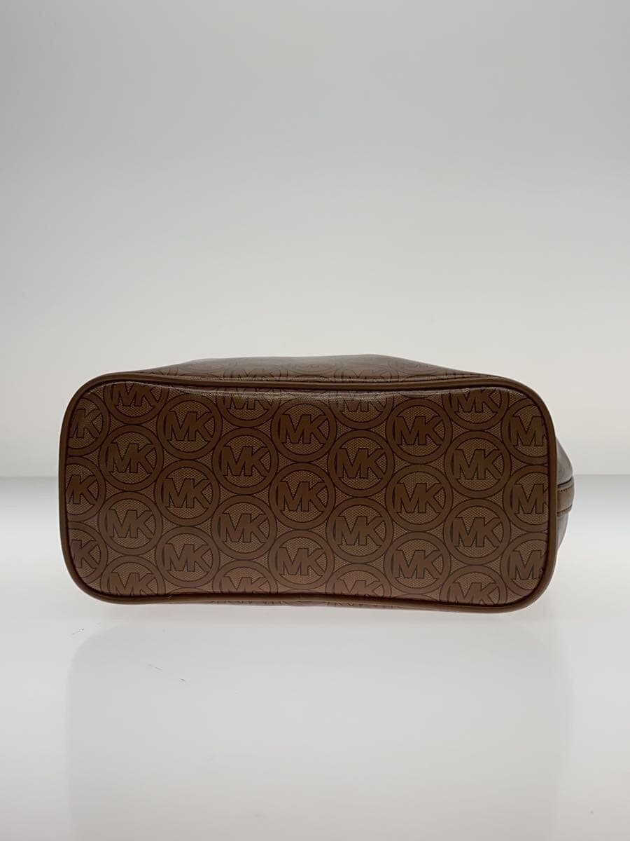 MICHAEL KORS Handbag PVC BRW All-over Print 35H1T2JT1C 4