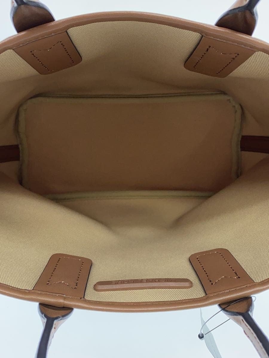 MICHAEL KORS Handbag PVC BRW All-over Print 35H1T2JT1C 6