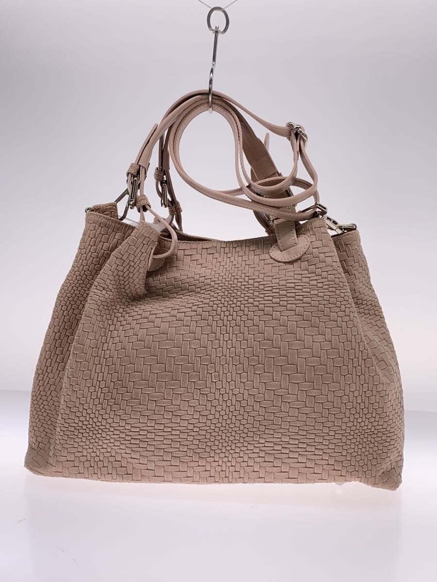 GINZA Kanematsu Shoulder Bag Leather CRM 3