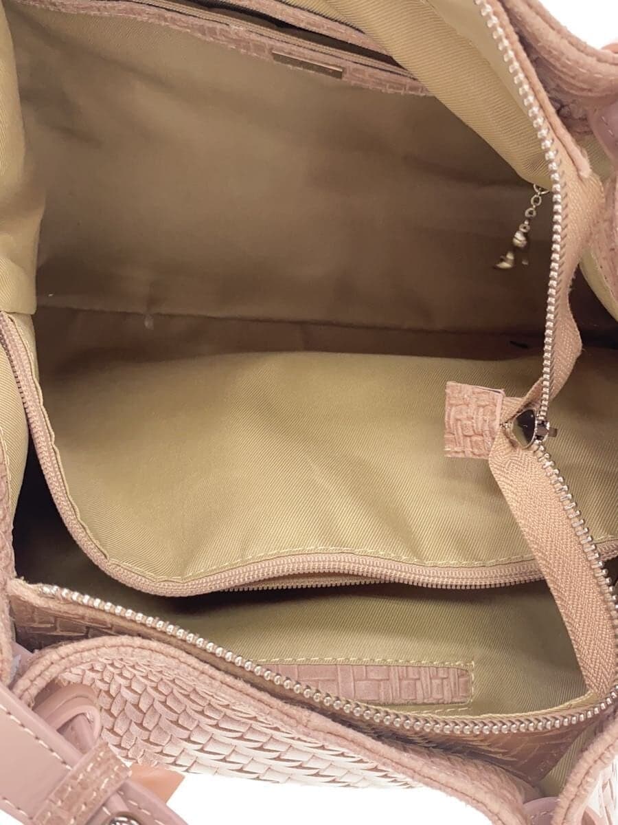 GINZA Kanematsu Shoulder Bag Leather CRM 6