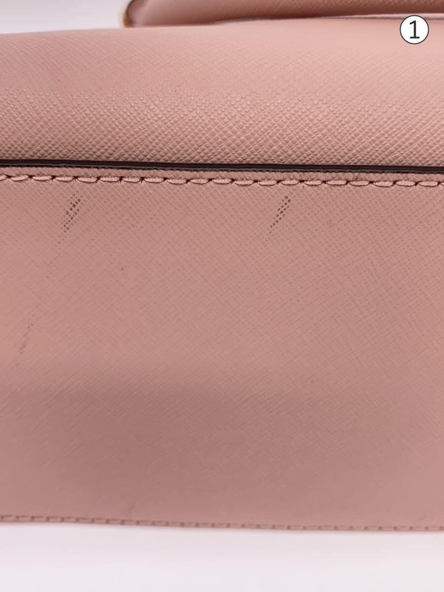 MICHAEL KORS Handbag PVC Pink Solid Color AC-1903 7