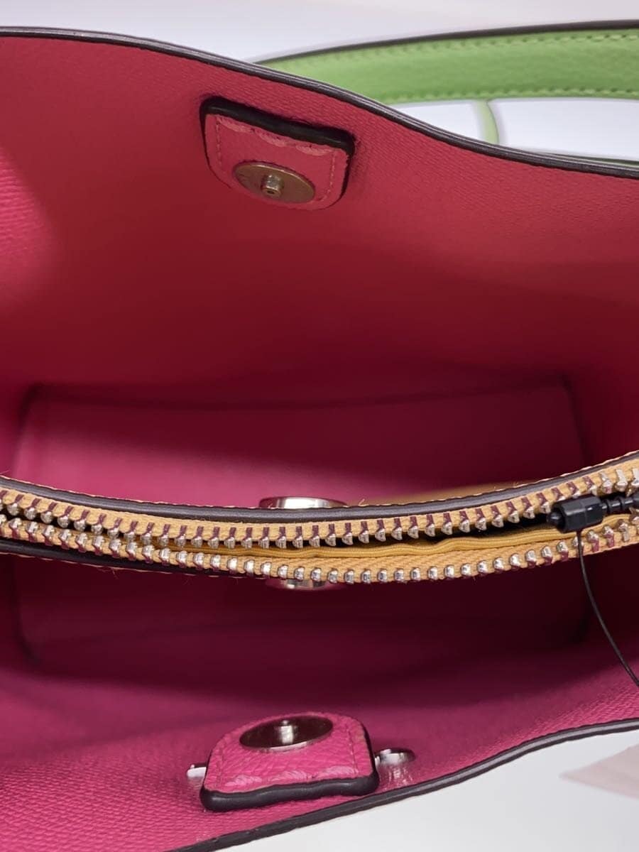 COACH handbag leather GRN A2339-CA177 6
