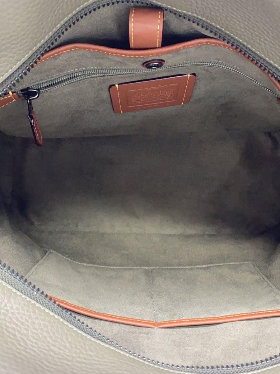 COACH Tote Bag Leather KHK C2447-CU116 6