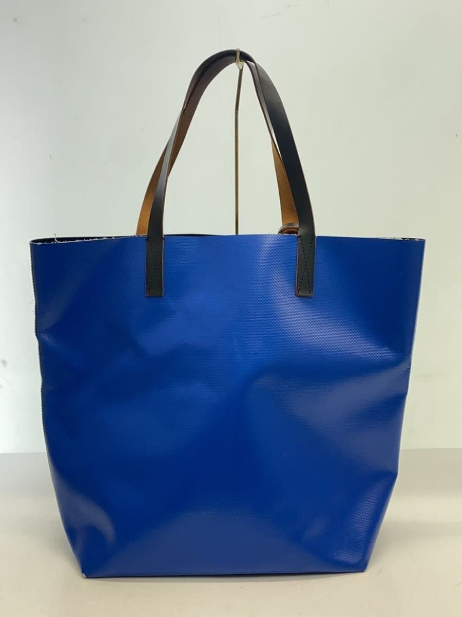 MARNI Tote Bag PVC BLU BLK by Color SHMQ0000A3 P2382 3