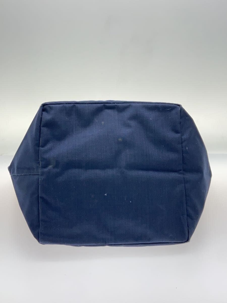 Herve Chapelier Boat Shape Tote Bottom Soil Corner Scuff Tote Bag Nylon NVY 707C 4