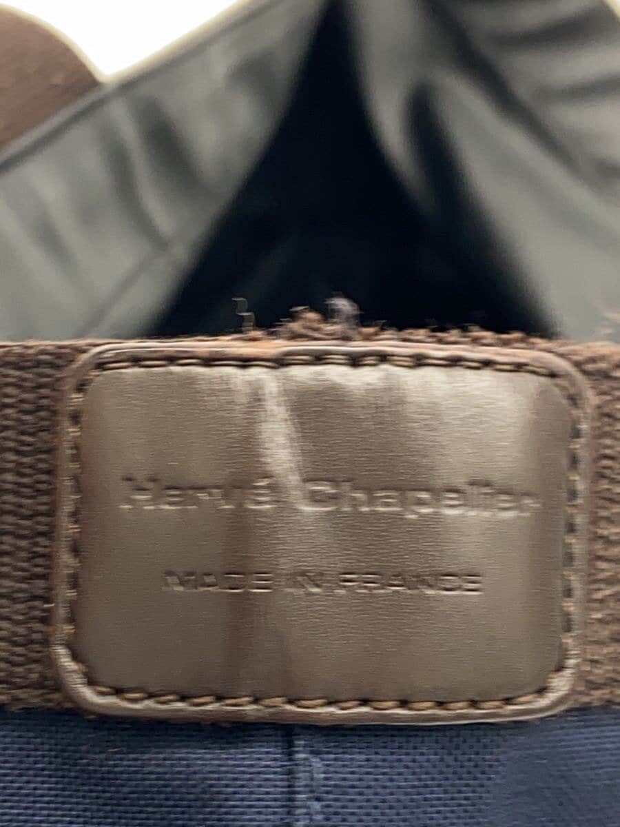 Herve Chapelier Boat Shape Tote Bottom Soil Corner Scuff Tote Bag Nylon NVY 707C 5