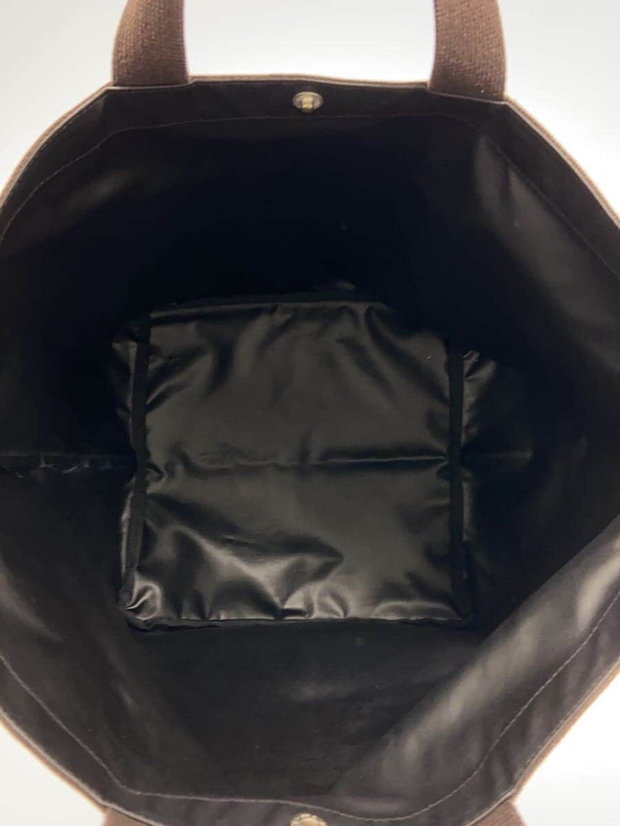 Herve Chapelier Boat Shape Tote Bottom Soil Corner Scuff Tote Bag Nylon NVY 707C 6