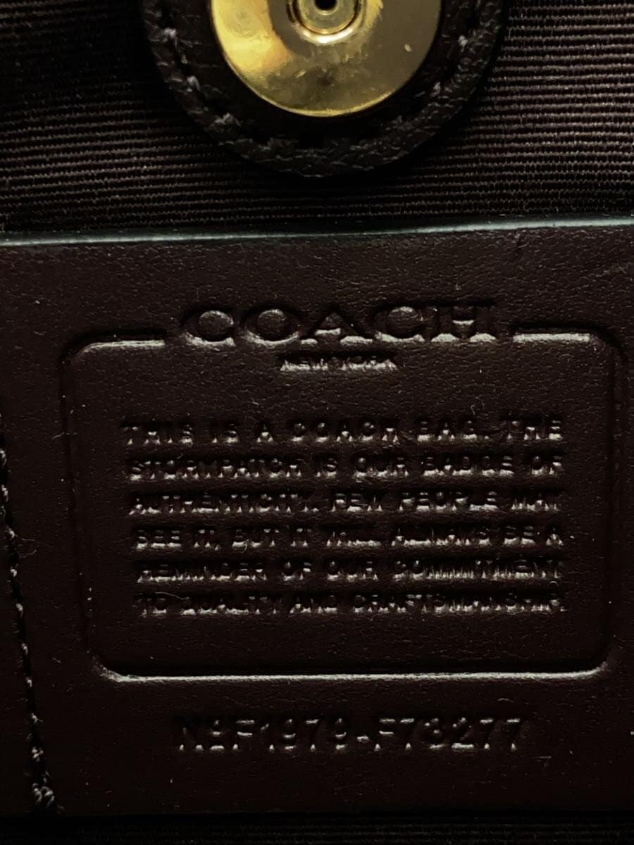 COACH Mini Abbey New Carryall Shoulder Bag Leather BLK F73277 5