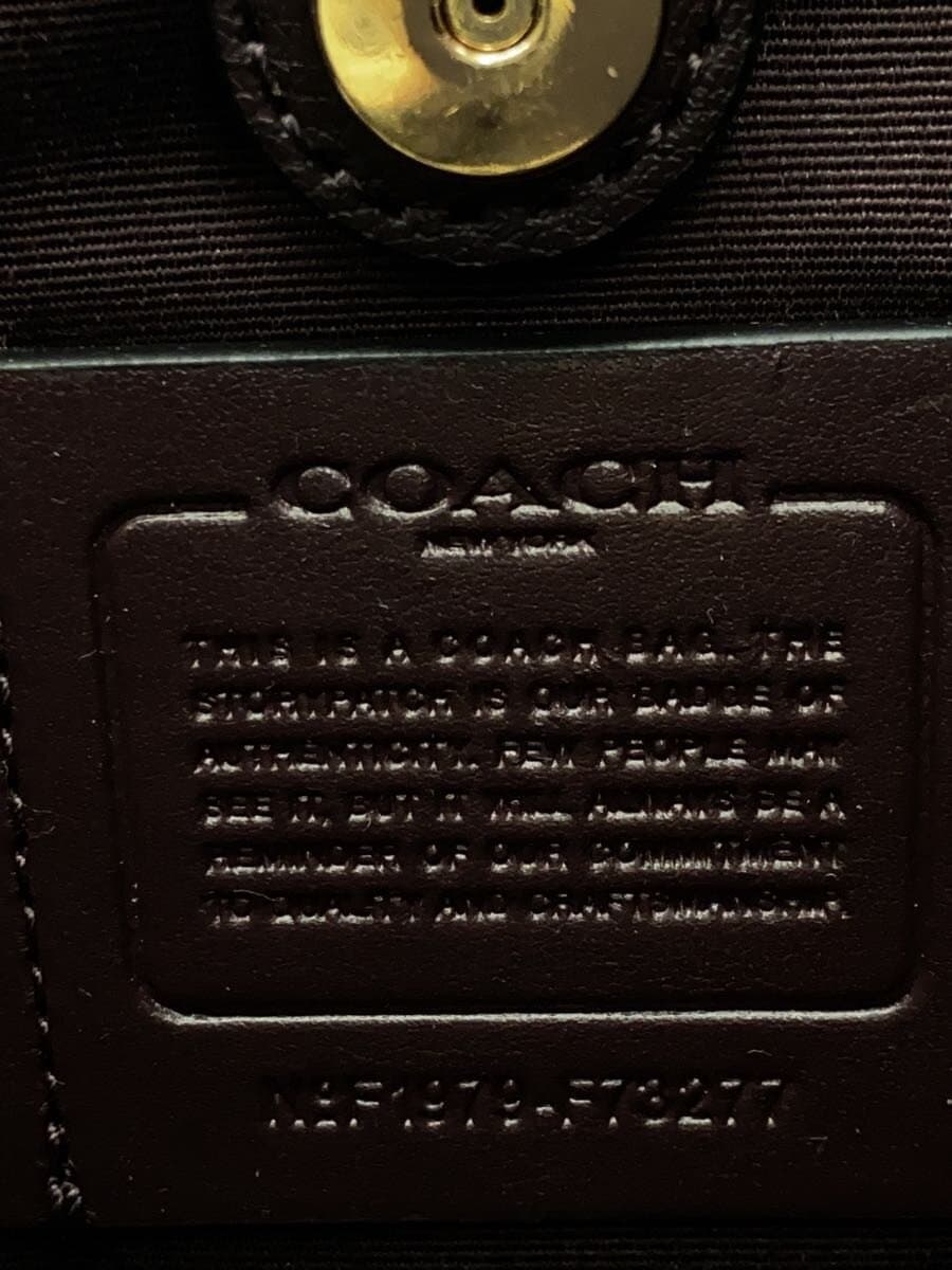 COACH Mini Abbey New Carryall Shoulder Bag Leather BLK F73277 5