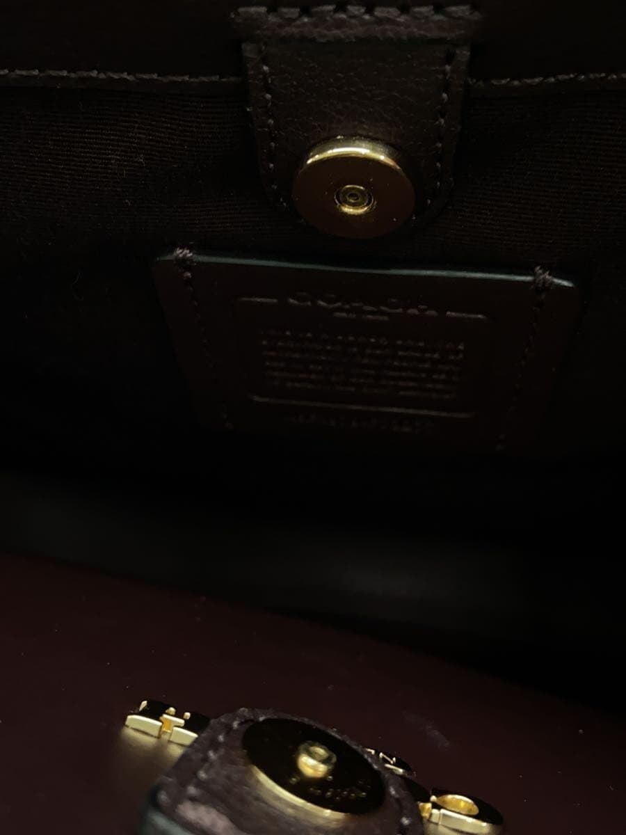 COACH Mini Abbey New Carryall Shoulder Bag Leather BLK F73277 6