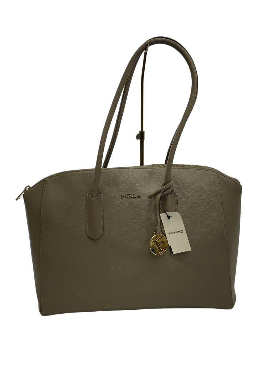 FURLA Tote Bag Leather GRY