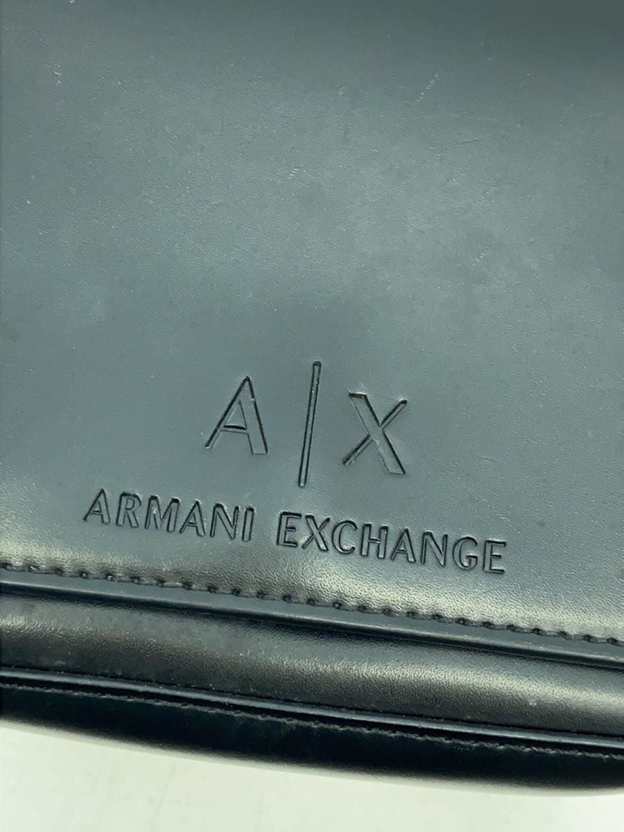 ARMANI EXCHANGE Shoulder Bag Leather BLK 5