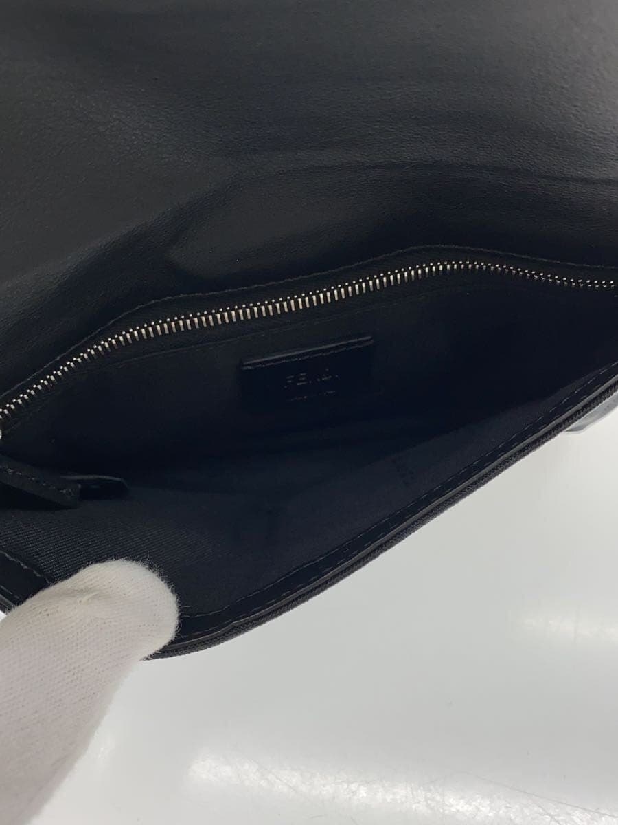 FENDI Pekan Baguette Slim Shoulder Bag BLK 7M0295 6