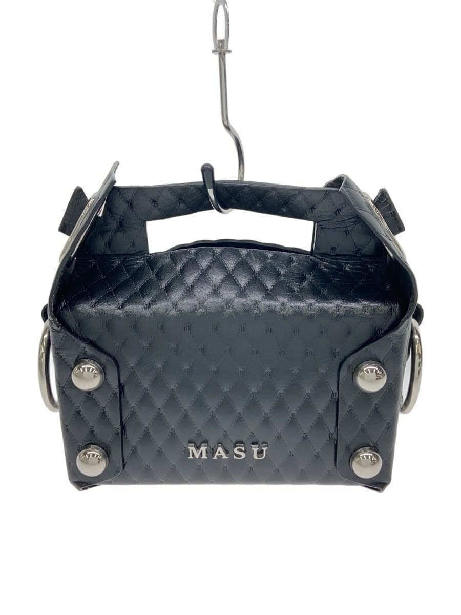 MASU25SS LEATHER CAKE MINI BAG BLK M25F9OJ008