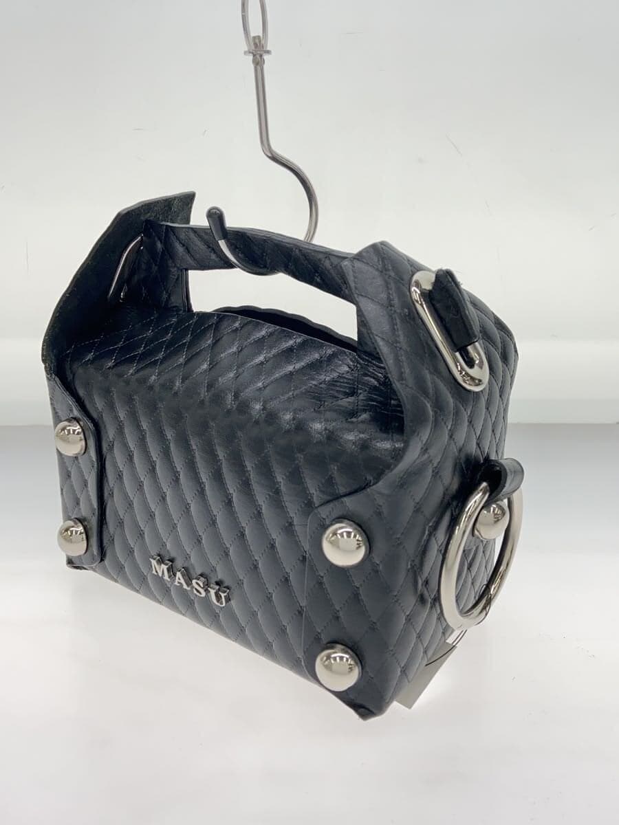 MASU25SS LEATHER CAKE MINI BAG BLK M25F9OJ008 2