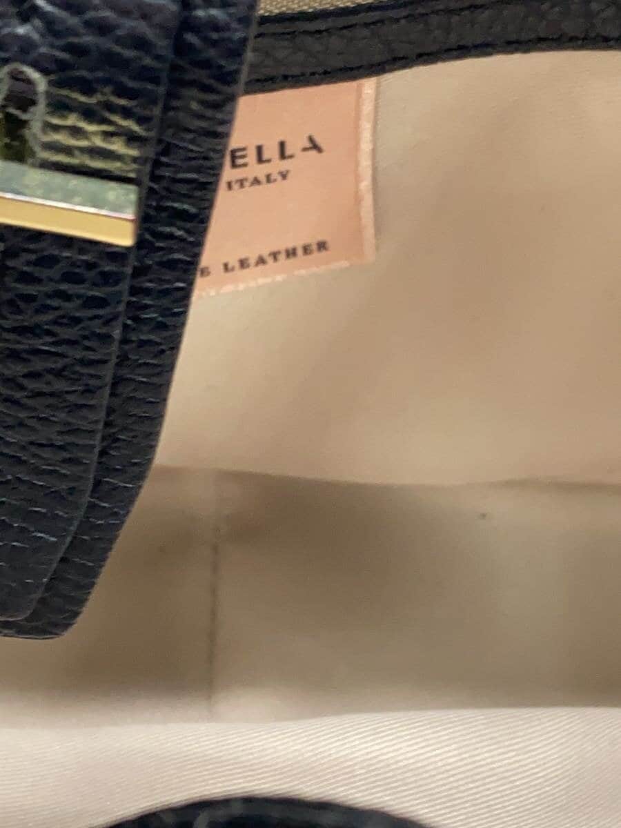 LORISTELLA Shrink Leather Hobo Bag 2WAY Handbag Leather BLK 6