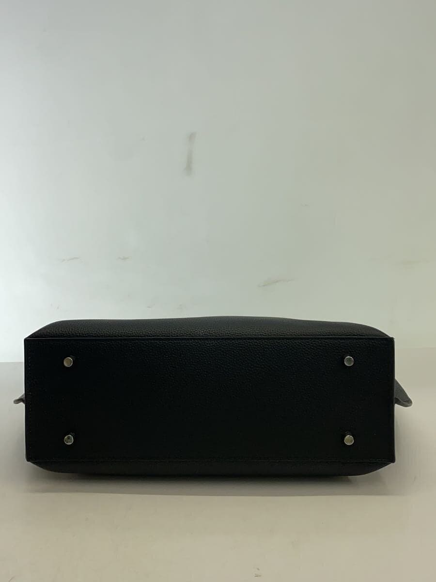 JISTORY Handbag Leather Black 4