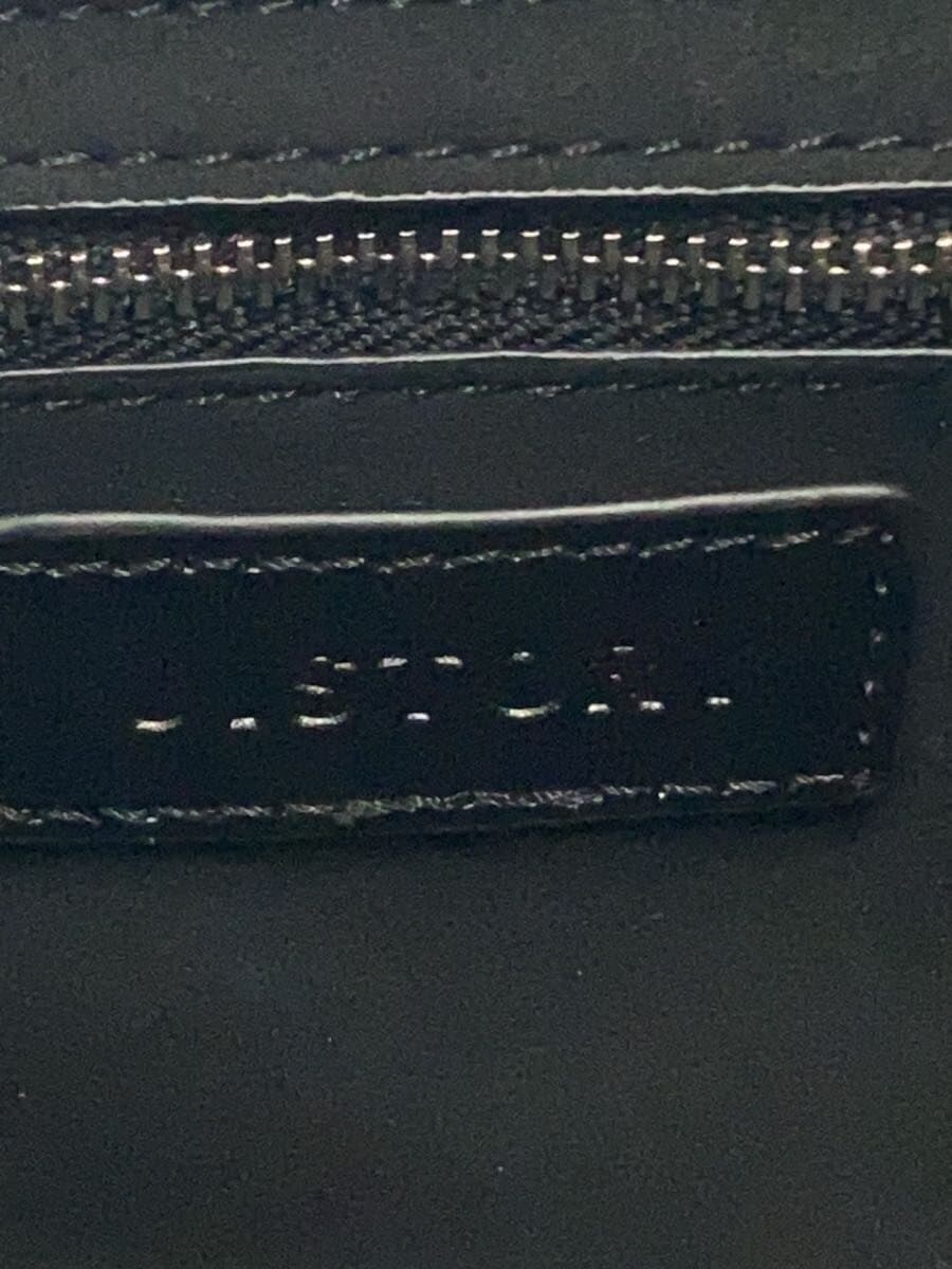 JISTORY Handbag Leather Black 5