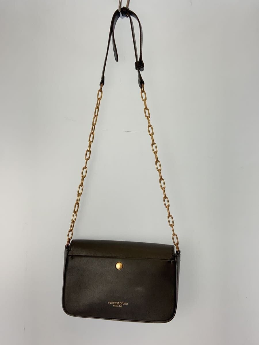 vanessabruno Shoulder Bag Leather BLK Solid 3