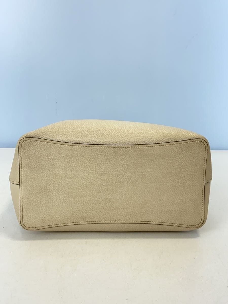 COACH Town Bucket Bag Leather WHT 91122 4