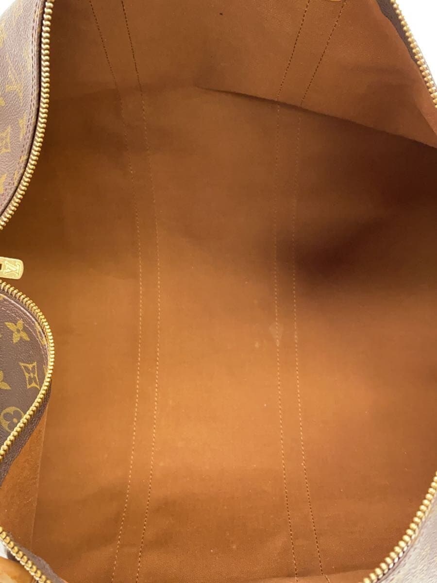LOUIS VUITTON Keepall 55_Monogram Canvas PVC BRW 6