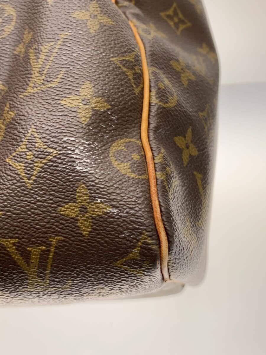 LOUIS VUITTON Keepall 55_Monogram Canvas PVC BRW 8
