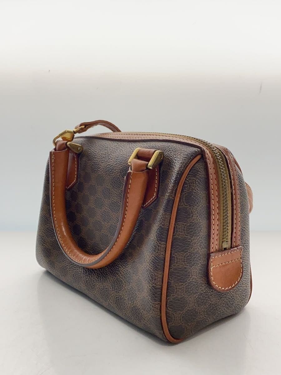 CELINE Shoulder Bag Rayon BRW All Over Pattern 2