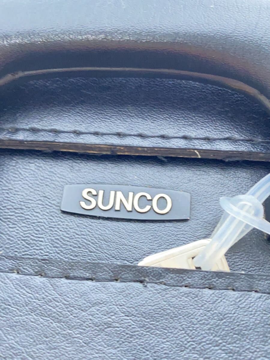 suncoo Pilot Bag Leather BLK Solid 5