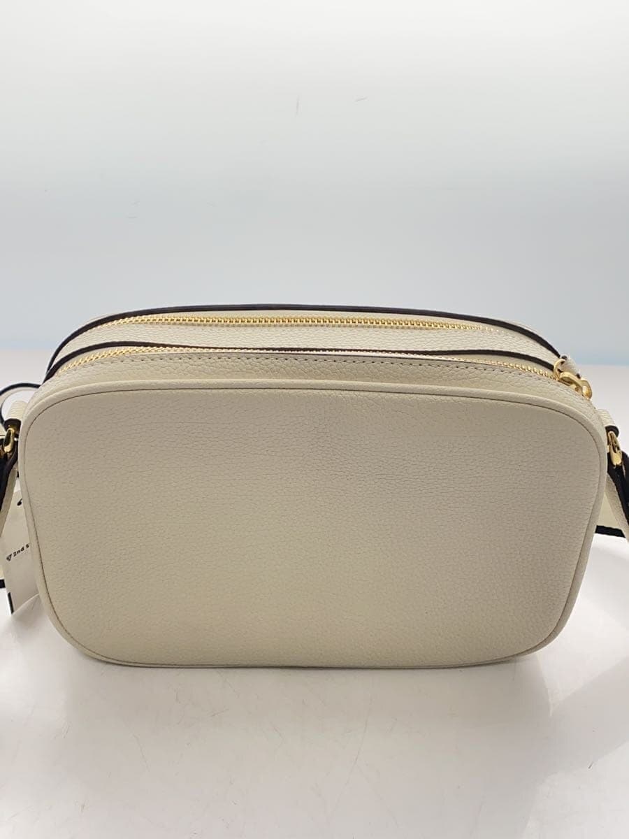 LAUREN RALPH LAUREN Shoulder Bag Leather WHT Solid 3