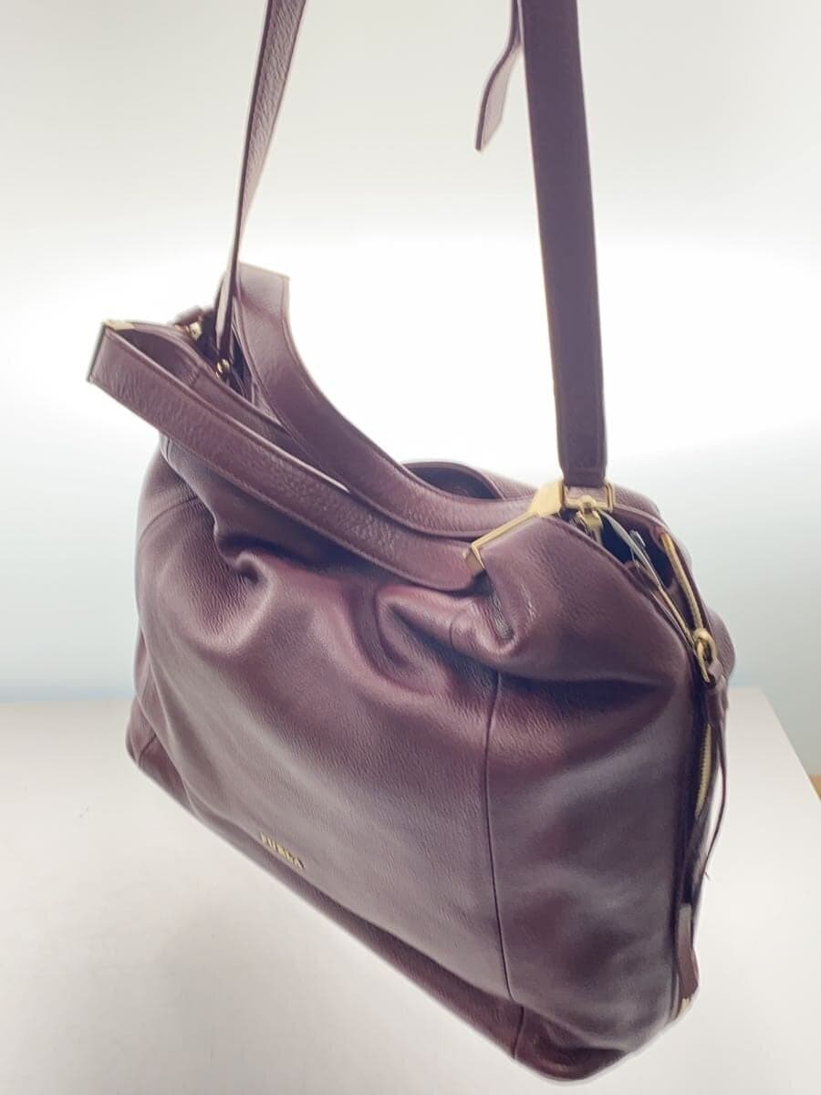 FURLA Tote Bag Leather BRD Solid 2