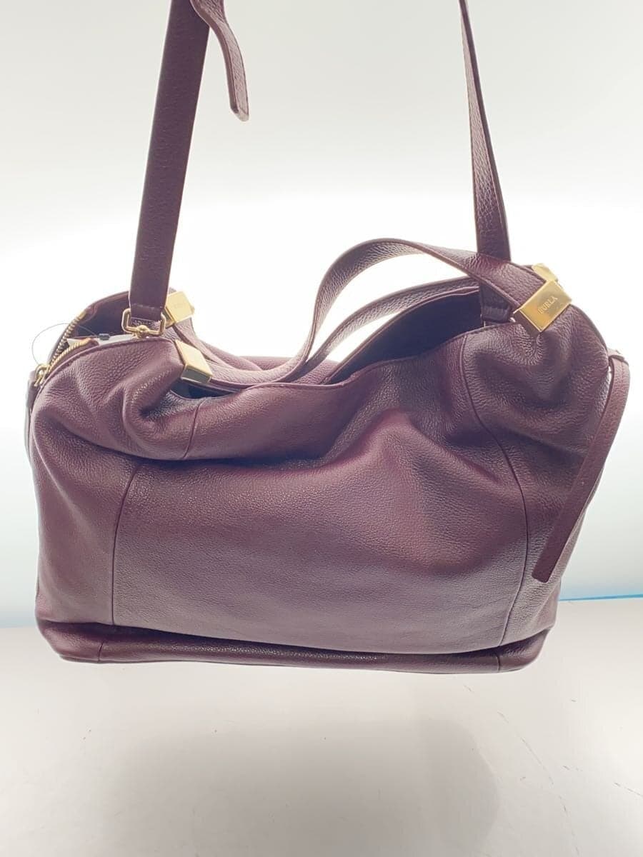 FURLA Tote Bag Leather BRD Solid 3