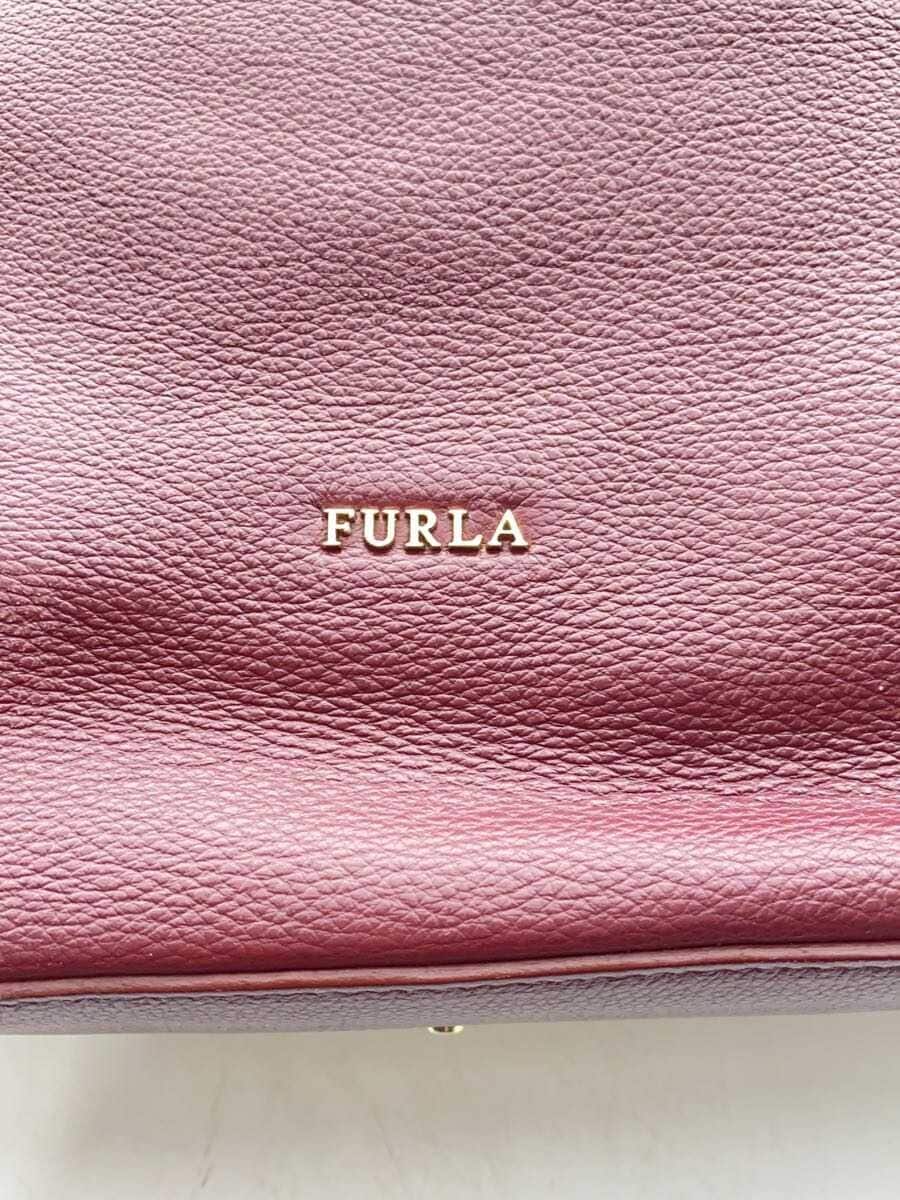 FURLA Tote Bag Leather BRD Solid 5