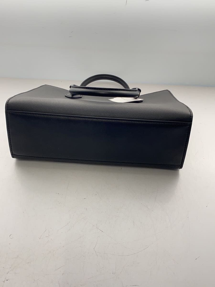 MICHAEL KORS Handbag Leather Black OA-2209 4
