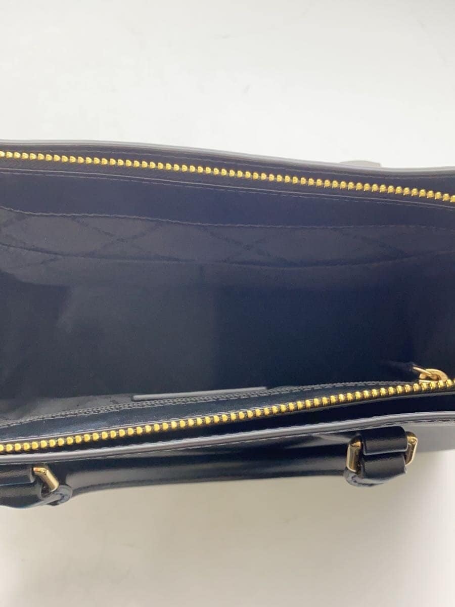 MICHAEL KORS Handbag Leather Black OA-2209 6
