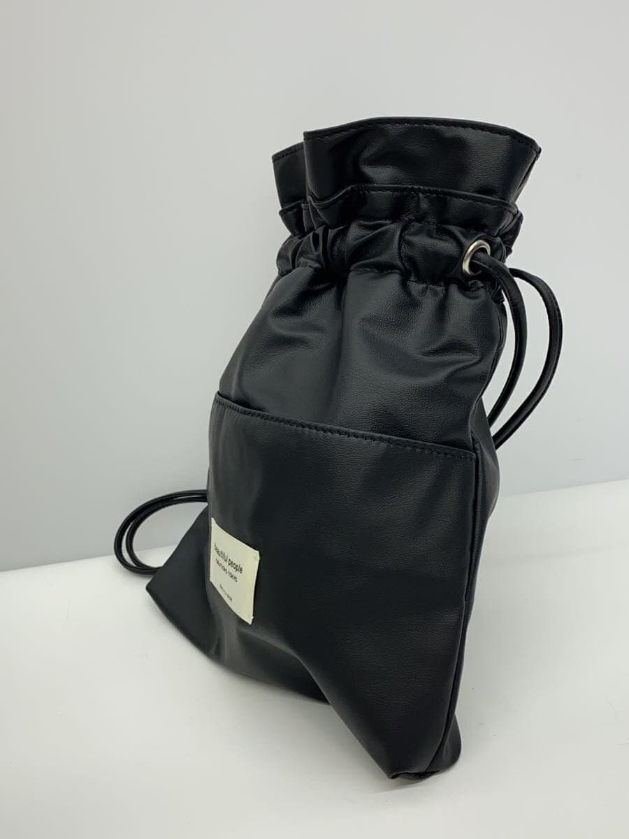 beautiful people Shoulder Bag Faux Leather BLK 1186611989 2