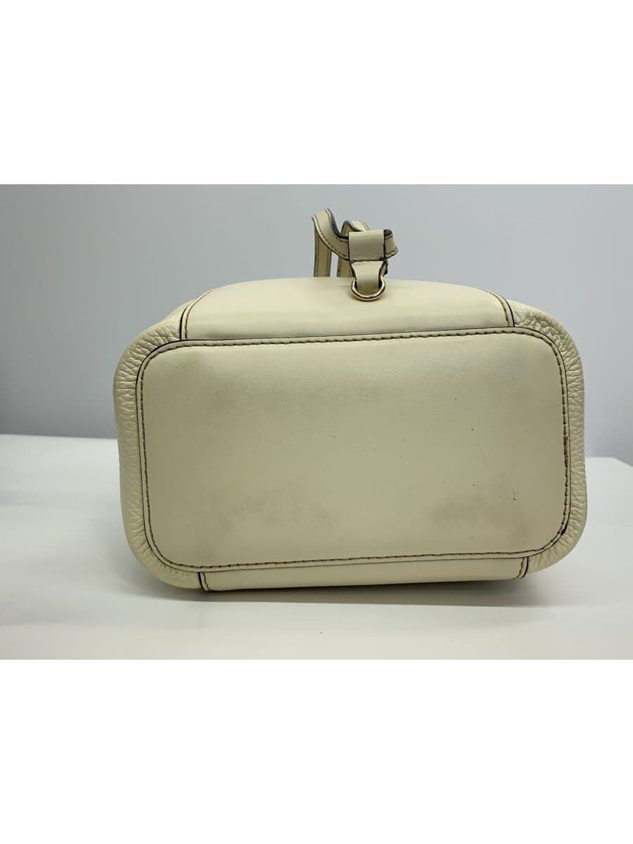 FURLA Bucket Bag Leather WHT 4