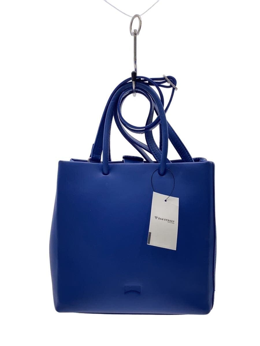 camper Shoulder Bag Leather BLU Solid 52632-31