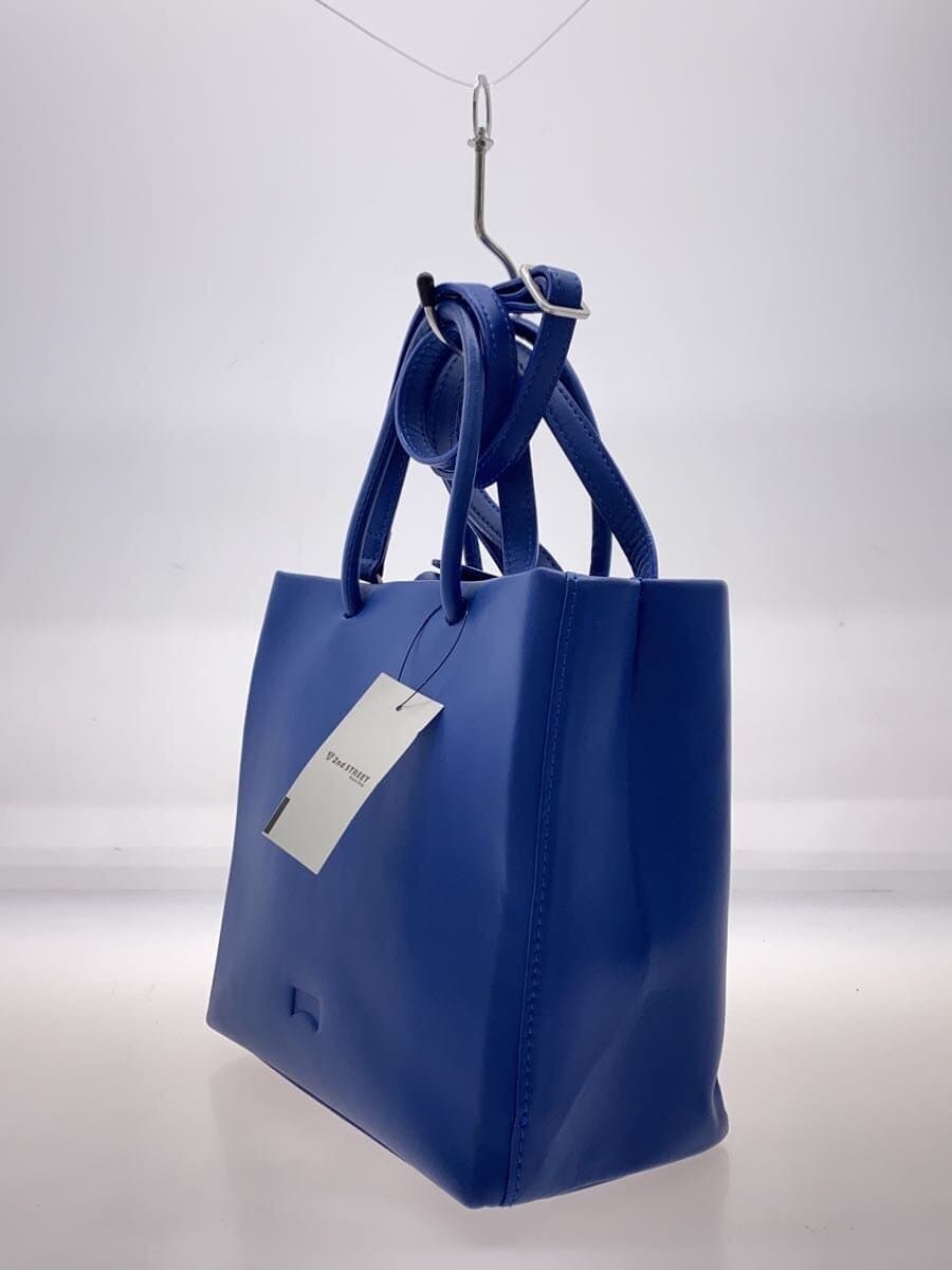 camper Shoulder Bag Leather BLU Solid 52632-31 2