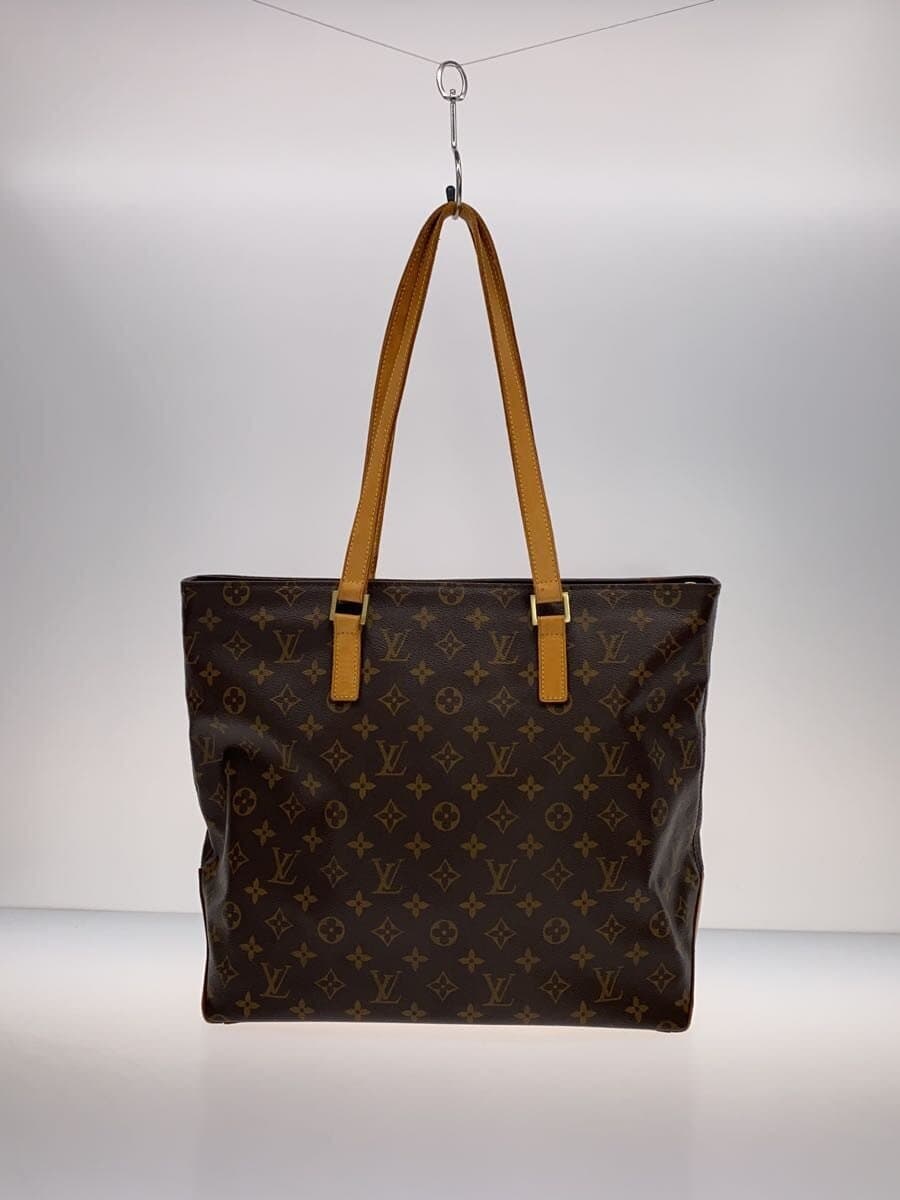 LOUIS VUITTON Cabas Mezzo _Monogram Canvas PVC BRW Monogram 3
