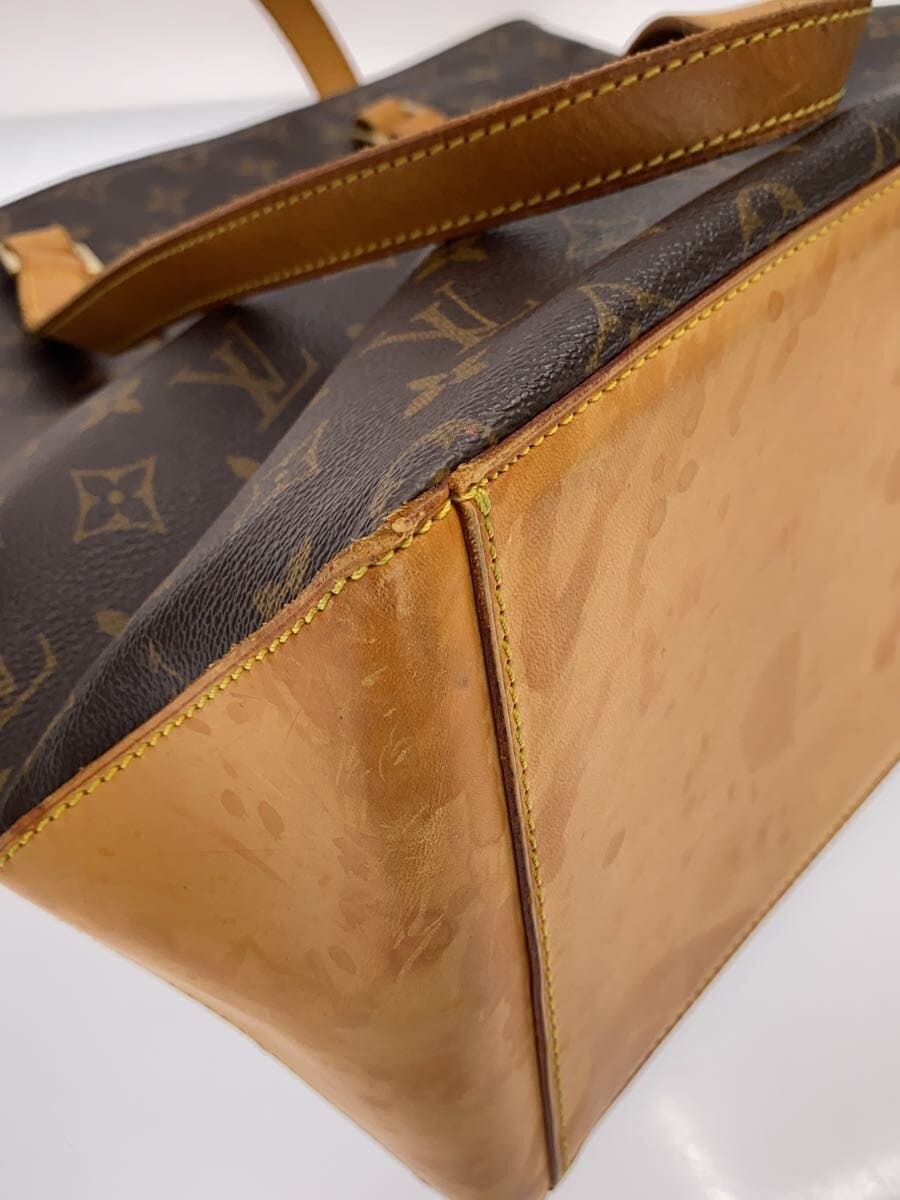 LOUIS VUITTON Cabas Mezzo _Monogram Canvas PVC BRW Monogram 7