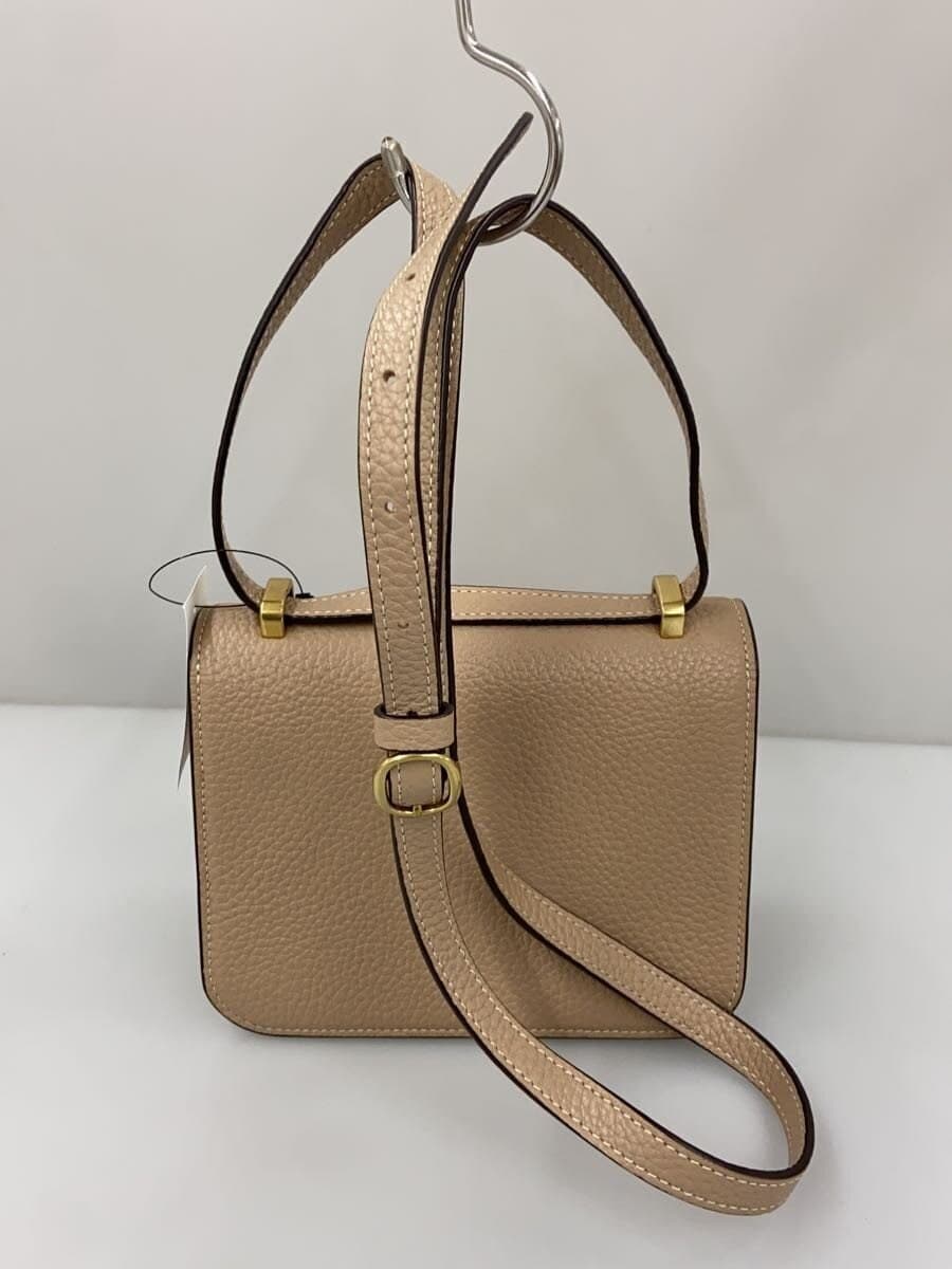 COACH Shoulder Bag Leather BEG 4790 3