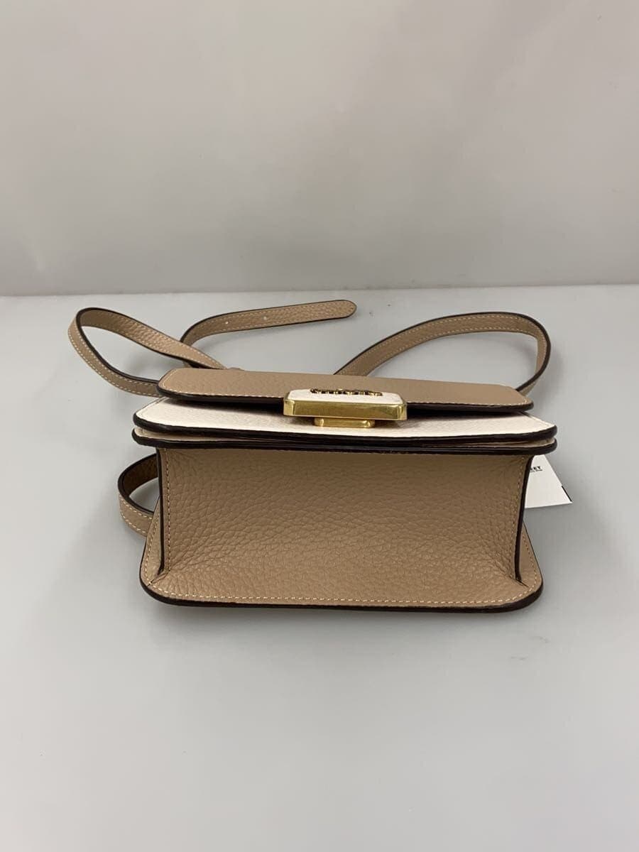 COACH Shoulder Bag Leather BEG 4790 4