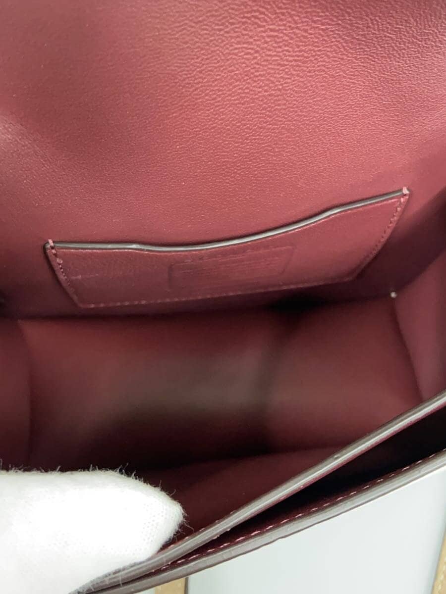 COACH Shoulder Bag Leather BEG 4790 6